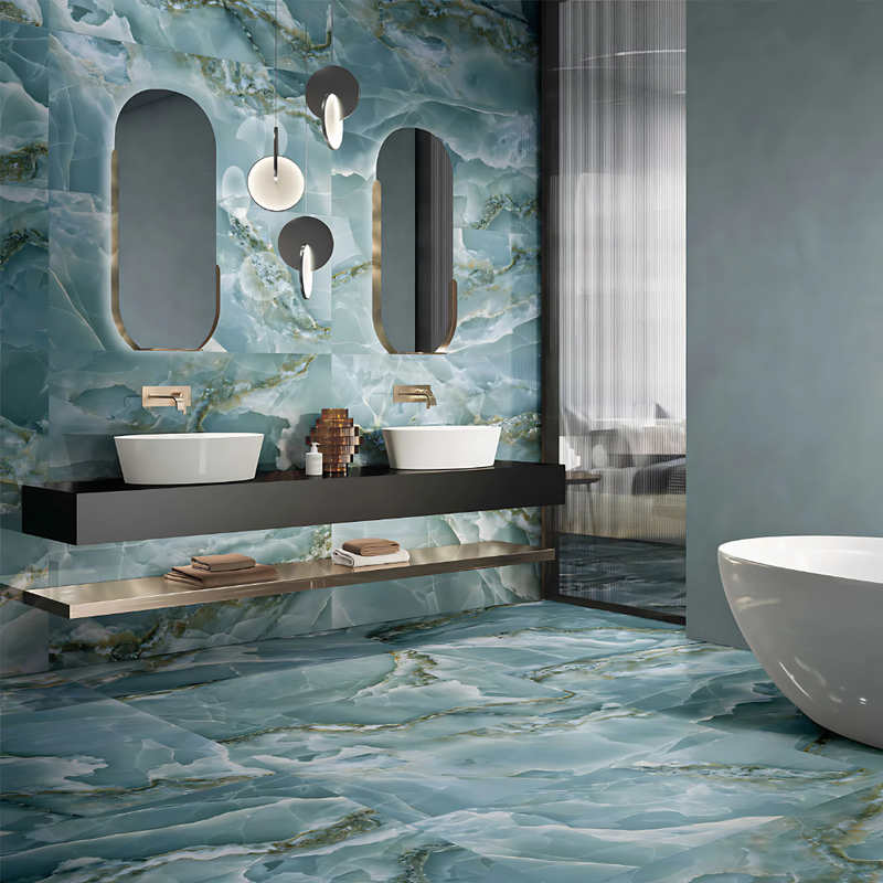 Luxury Onyx Tiles – Translucent Elegance with Radiant Glow - Price Starting From