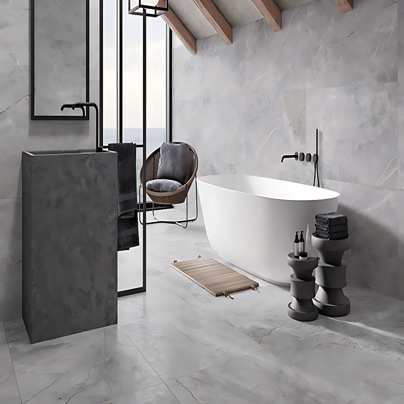 Grey Marble Tiles – Modern Elegance with Timeless Veining - Price Starting From