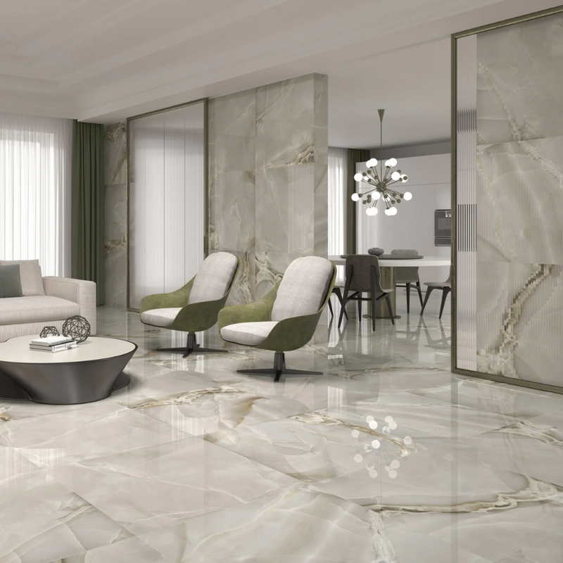 Luxury Onyx Tiles – Translucent Elegance with Radiant Glow - Price Starting From