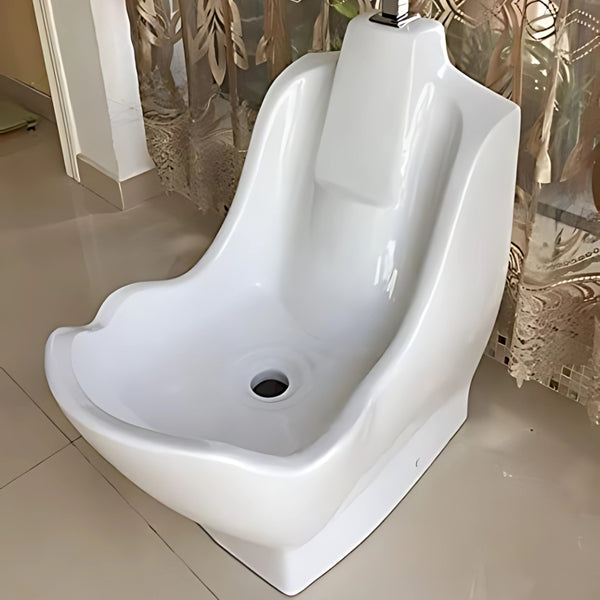 EVOLVE - Ablution Wudu Wash Basin with Heavy Duty Chrome Chair Long Tap and Trap Waste - WuduKhana at Home