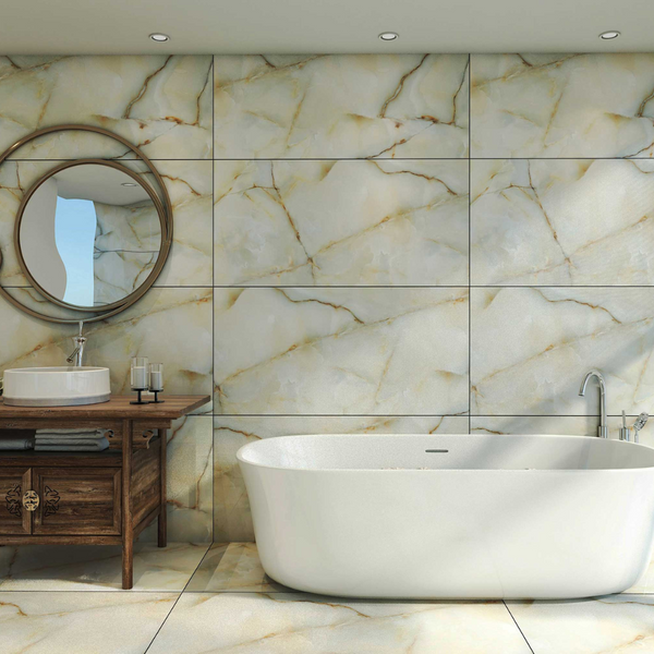 Luxury Onyx Tiles – Translucent Elegance with Radiant Glow - Price Starting From