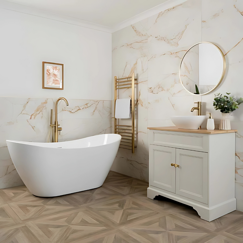Luxury Gold Marble Tiles – Gilded Elegance for Opulent Interiors - Price Starting From