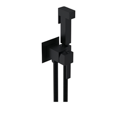 Square manual thermostatic mixer douche kit
