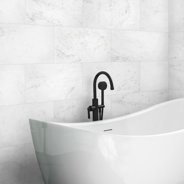 White Marble Tiles – Classic Elegance with Timeless Veining - Price Starting From