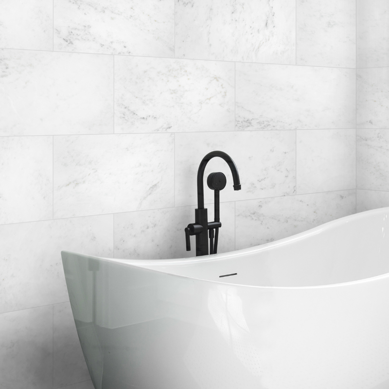 White Marble Tiles – Classic Elegance with Timeless Veining - Price Starting From