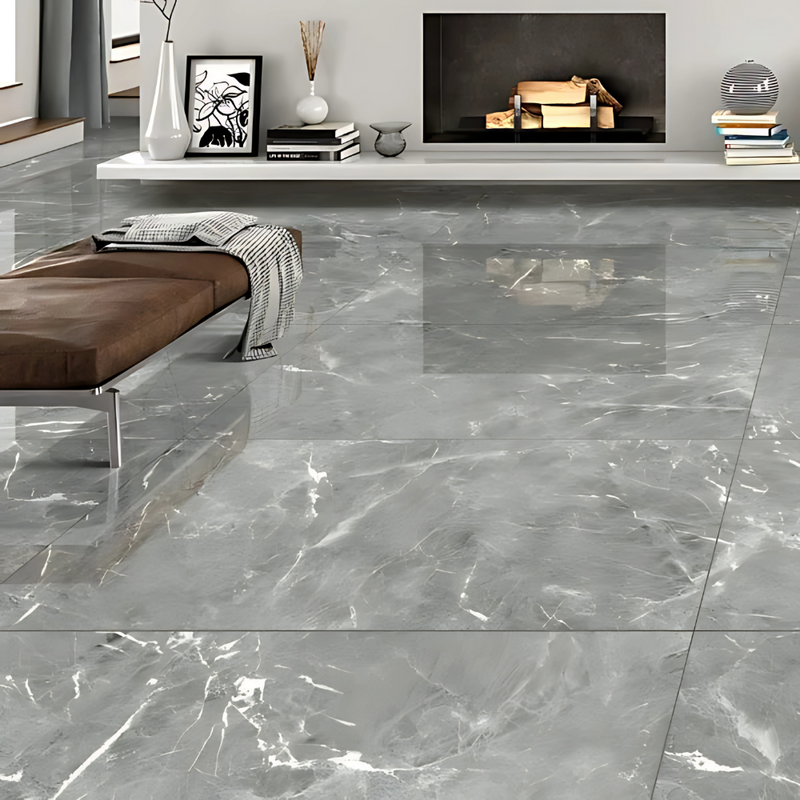 Grey Marble Tiles – Modern Elegance with Timeless Veining - Price Starting From