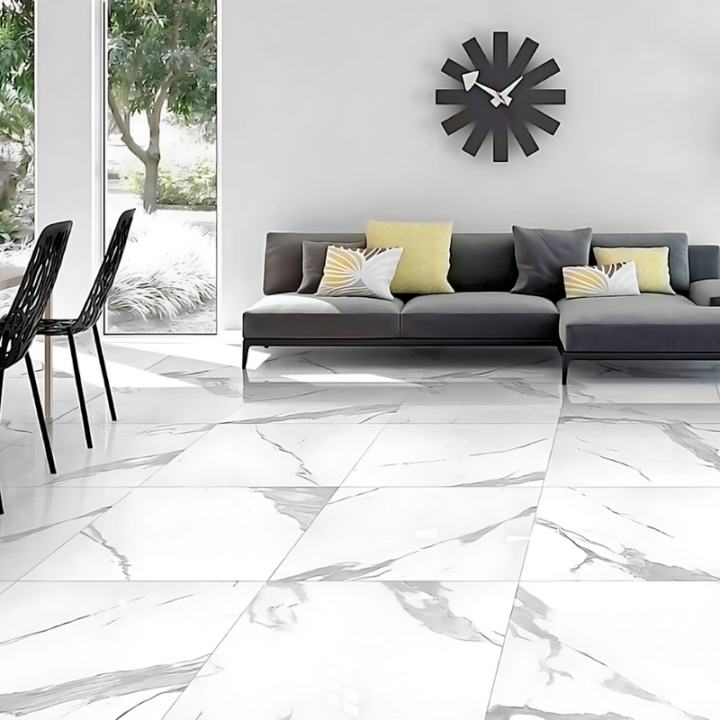Calacatta Marble Tiles – Italian Luxury with Iconic Veining - Price Starting From