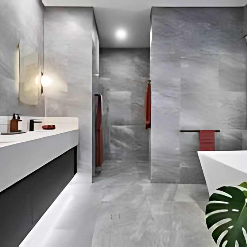 Grey Marble Tiles – Modern Elegance with Timeless Veining - Price Starting From