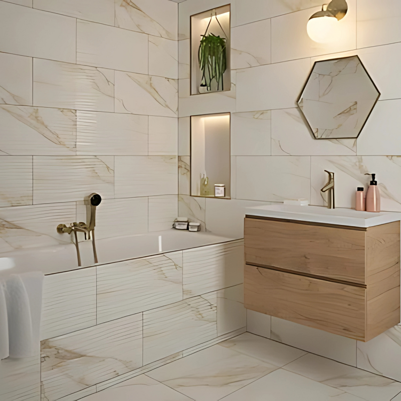 Calacatta Marble Tiles – Italian Luxury with Iconic Veining - Price Starting From