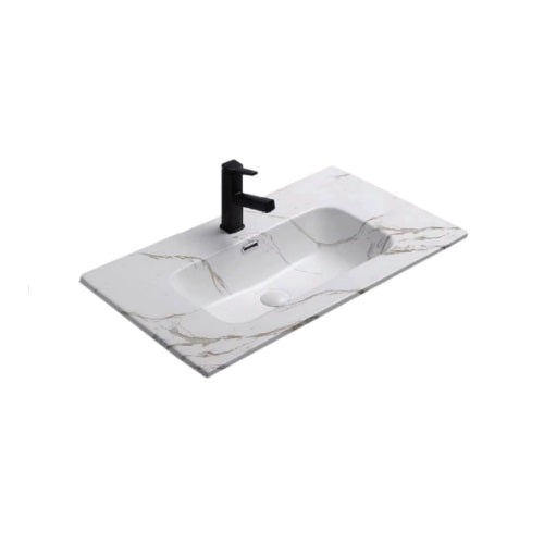 CARRARA MARBLE- Tap Hole Basin (610x465x170mm)