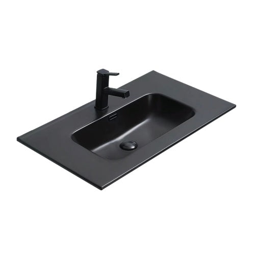 MATT BLACK- Tap Hole Basin (810x465x170mm)