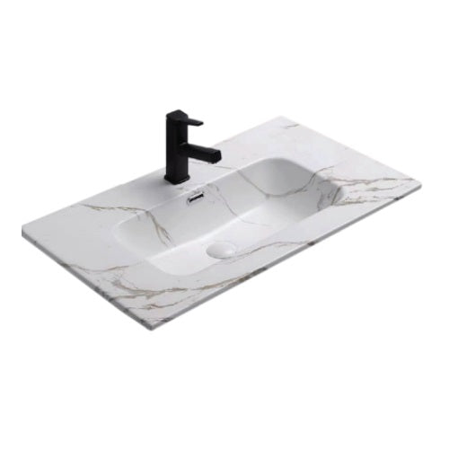 CARRARA MARBLE- Tap Hole Basin (810x465x170mm)