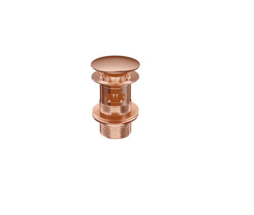 TREVISO Basin Waste (Slotted)- BRUSHED ROSE GOLD