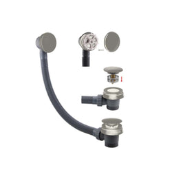 TREVISO- Easy Clean Bath Waste- BRUSHED NICKEL
