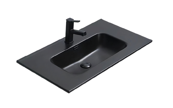 Ceramic Matt Black Vanity Unit | H170 x W1210 x D465mm