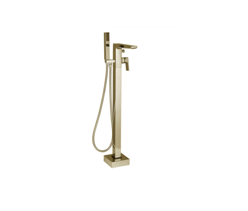 MESSINA Bath & Shower Mixer With Kit (Floor Standing)- BRUSHED GOLD