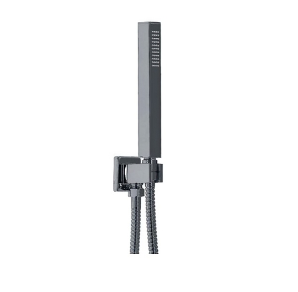 Square hand shower kit  with built in bracket holder  &  water outlet