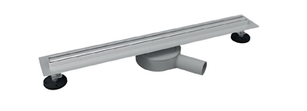 Slim Linear Drain - Brushed Nickel | 600 x 30mm