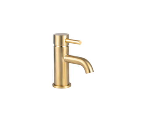 TREVISO (Single Lever)- Mini Basin Mixer- BRUSHED GOLD