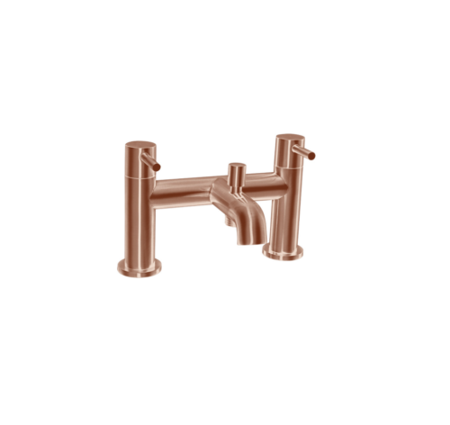TREVISO Bath Filler (Deck Mounted)- BRUSHED ROSE GOLD