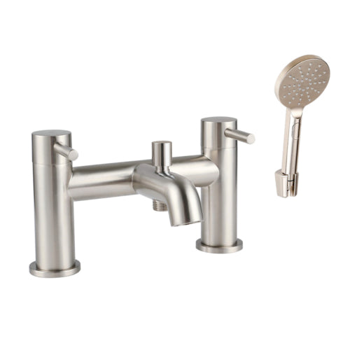 TREVISO (Dual Lever) Bath Shower Mixer With Kit- BRUSHED NICKEL