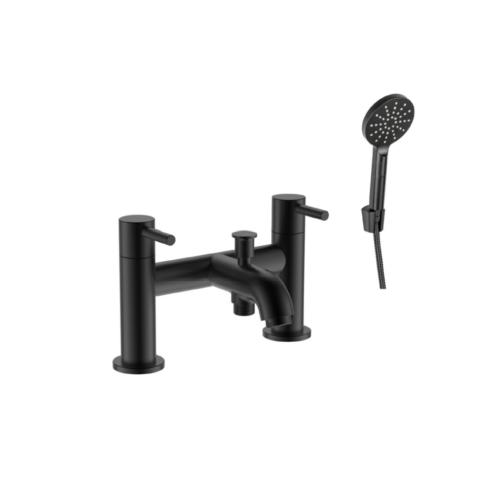 TREVISO (Dual Lever) Bath Shower Mixer With Kit- MATT BLACK
