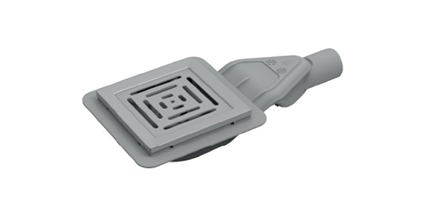 Square Drain - Brushed Nickel | 135 x 135mm