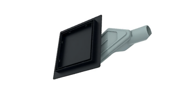 Square Drain - Matt Black | 135 x 135mm
